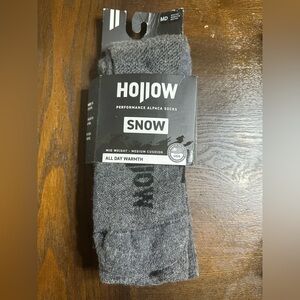 Performance Alpaca Socks - Snow - Gray